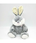 Animal Adventure Gray White Bunny Rabbit Easter 19&quot; Plush Stuffed Toy B304 - $24.99