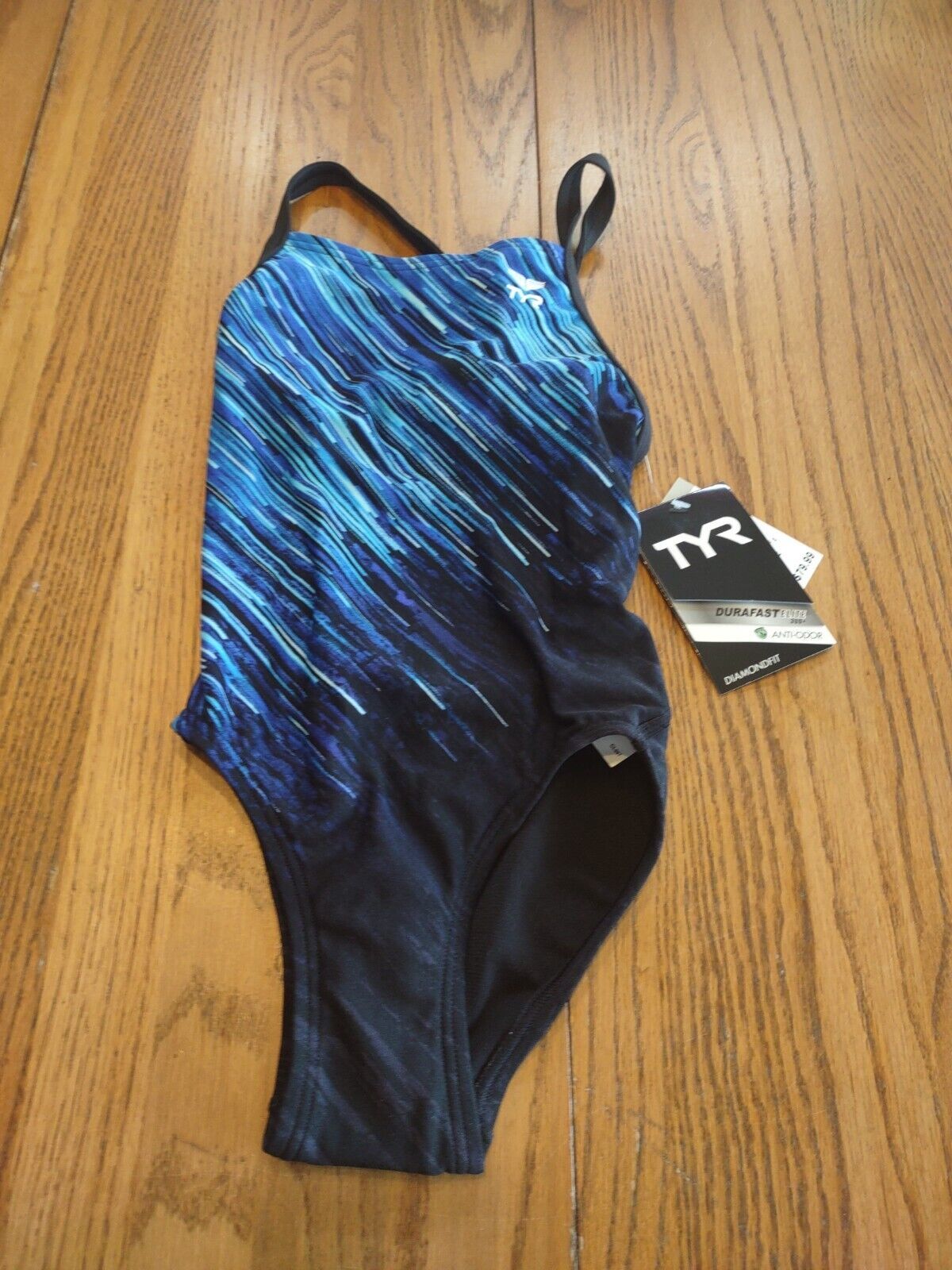 TYR Size 22 Blue Girls Bathing Suit - $79.19