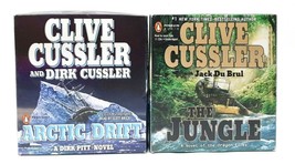 Clive Cussler Dirk Cussler Artic Drift Jack Du Brul The Jungle 11 CD Audio books - £16.19 GBP