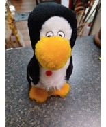 8&quot; Giftco Penguin Ice Cream Cone Plush Stuffed Animal Big Eyes Vintage 1985 - $14.84