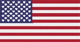 Pepita Needlepoint Canvas: American Flag Hearts, 16&quot; x 8&quot; - £93.50 GBP+