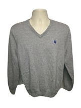 Brooks Brothers Duke University Boys Gray XL Merino Wool VNeck Sweater - £63.15 GBP