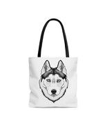 Siberian Husky AOP Tote Bag - $20.00
