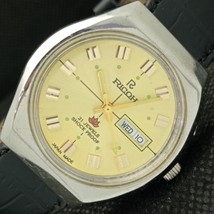 Elegant Old Ricoh R31 Japan Mens Automatic Wrist Golden Dial Watch a425306-1 - £16.43 GBP