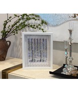 SHEM TOV "CANDLES WITH PRAYER" ORIGINAL 3D SCULPTURE FRAMED HAND SIGNED COA - $625.50