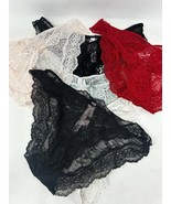 Victorias Secret Dream Angels Brazilian Skip (3) &amp; Cheekini (3) Lace Pan... - $60.91 CAD