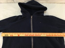 Mens Tommy Hilfiger XXLarge Dark Blue Full Zipper Cotton Hoodie Sweatshirt - $44.71 CAD
