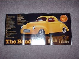 2002 Summit Racing &quot;The Bandit&quot;  1941 Willys Hot Rod 2 month Calendar/Po... - $9.50