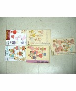 Lot of 5 Vintage Simplicity Crafts Fabric Cut Outs Doll Clothing USED - $8.49