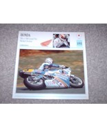 Atlas Motorcycle Card 1991 Honda 500CC NSR Grand Prix Michael Doohan NOS... - $5.00