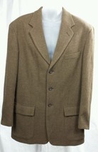 Le Collezioni Structure Brown Tweed Blazer Sportcoat Mens M 44R  ITALY Wool - £26.13 GBP