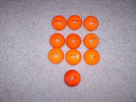 Ten 80&#39;s Orange Golf Balls Vtg : Maxfli-Ultra-Top Flite-Aviator-Pinnacle... - £7.95 GBP