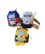 Transformers Podpals 3&#39;&#39; Plushies - Optimus Prime Megatron Bumblebee - $247.33 MXN