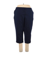 NANETTE LEPORE Flat front In The Moment Sz 26W Navy Blue Crop Capri Pant  - $37.21