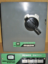 Aec 60 Amp, 240 480 600 Vac, 3 Phase Fused Disconnect Switch (C/N: 2638) ~ Rare! - $249.99