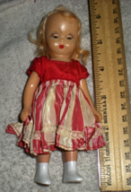 Nancy Ann Storybook Doll 5.5&quot; Sleeping Eyes Blonde  - £4.79 GBP