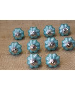 10 Drawer Knobs Pulls Handles Cabinet Knobs Dresser Hardware Blue Turquo... - $551.07 MXN
