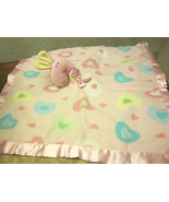 Pink Bunny Plush Lovey Security Blanket - $14.99