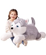 IKASA Giant Husky Stuffed Animal Plush Toy,Large Dog Puppy Cute Jumbo So... - £48.87 GBP