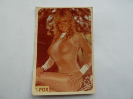 Rare Vintage Soviet Russian Novosibirsk Ussr Pocket Size Calendar Samantha Fox - £4.75 GBP