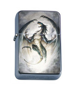 Mythical Creatures D7 Flip Top Dual Torch Lighter Wind Resistant - £13.14 GBP