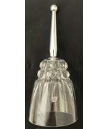 Princess House Etched Crystal Glass Dinner Bell 6&quot;x3&quot; BEAUTIFUL for CHRI... - $6.99