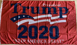 President Trump 2020 Keep America Great 68D Nylon Flag 5&#39;x8&#39; - £47.30 GBP