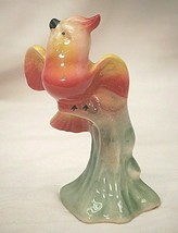 Parrot Bird on a Branch Figurine Decorative Porcelain Vintage MCM - £13.23 GBP