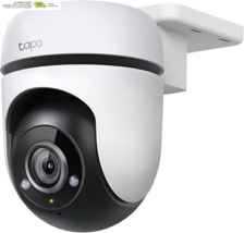 Tapo 1080P Outdoor Wired Pan/Tilt Security Wi-Fi Camera, 360° View, Moti... - $66.96