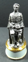 Franklin Mint Civil War Chess Piece Confederate  Bishop Pierre G. T Beau... - $21.99