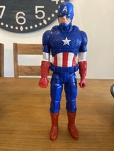 Marvel Avengers  Titan Hero Series  Captain America  Action Figure - 12 Inch Toy - £4.73 GBP