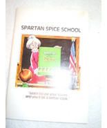 Vintage Spartan Spice School Recipe Booklet - $4.99