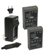 Wasabi Power Battery (2-Pack) &amp; Charger for Olympus BLS-5, BLS-50, PS-BL... - £34.73 GBP