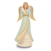 Foundations Be Still and Know Angel Figurine - $58.99