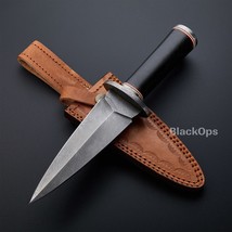 Custom Hand Forged Damascus Steel Tactical Combat Battle Ready Dagger Knife - £92.93 GBP