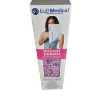 EaB Medical Breast Binder Medium Floral Lavender Bust Sz 34&quot;-36&quot; Width Sz 9&quot;  - £10.95 GBP