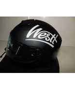 Westt Full Face Motorcycle Dual Visor Helmet Strom W-205B Medium Brand New - $85.00