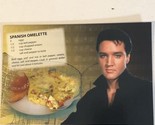 Elvis Presley Postcard Young Elvis Spanish Omelette Recipe - $3.46