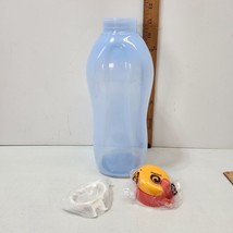 Tupperware Eco Water Bottle 68 oz. Jumbo Huge XL Flip-Top Cap in Pink &amp; orange - £27.06 GBP