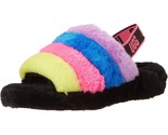 UGG Women Slingback Sandals Fluff Yeah Slide Size US 8 Black Taffy Pink ... - $106.92