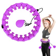 Smart Weighted Hula Hoops for Adults Weight Loss Non-Fall Exercise Hoola... - £29.23 GBP