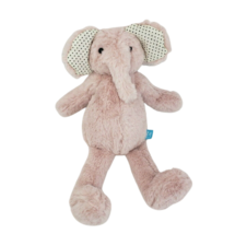 13&quot; Manhattan Toy Co Pink Baby Elephant Polka Dot Ears Stuffed Animal Plush 2020 - £29.15 GBP