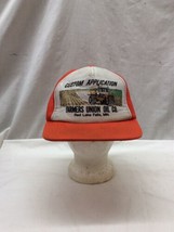 Trucker Hat Baseball Cap Vintage SnapBack Mesh Farmers Union Oil Co. RLF... - £31.31 GBP