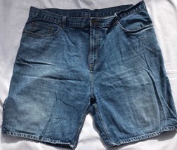 Faded Glory Mens Relaxed Blue Jean Denim Shorts Size 44 Light Washed - £15.93 GBP