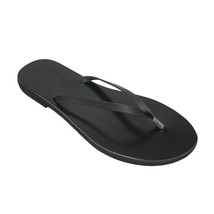 Leather handmade black Sandals slides - £38.36 GBP+