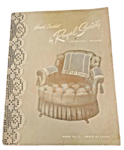 Patterns Book Hand Crochet by Royal Society Chair Sets Runners 1945 No 5 Craft - £8.20 GBP