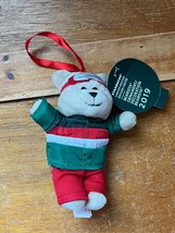 2019 Starbucks Limited Edition Tan Plush Bearista Teddy Bear in Green &amp; Red Ski - £7.58 GBP