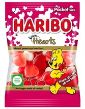 Haribo Love Hearts Gummies With Foam Bottom 80g Free Shipping - $7.77