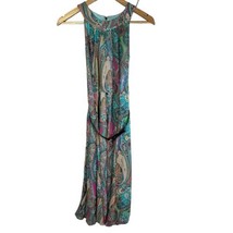 Tommy Hilfiger Belted Paisley-Print Midi Dress Multiple Colors Size 4 $119 - £25.57 GBP