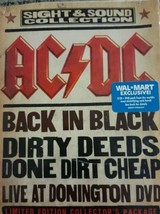 AC/DC - Sight &amp; Sound: 2 CDs Dirty Deeds &amp; Back In Black - Live at Donington DVD - £49.17 GBP